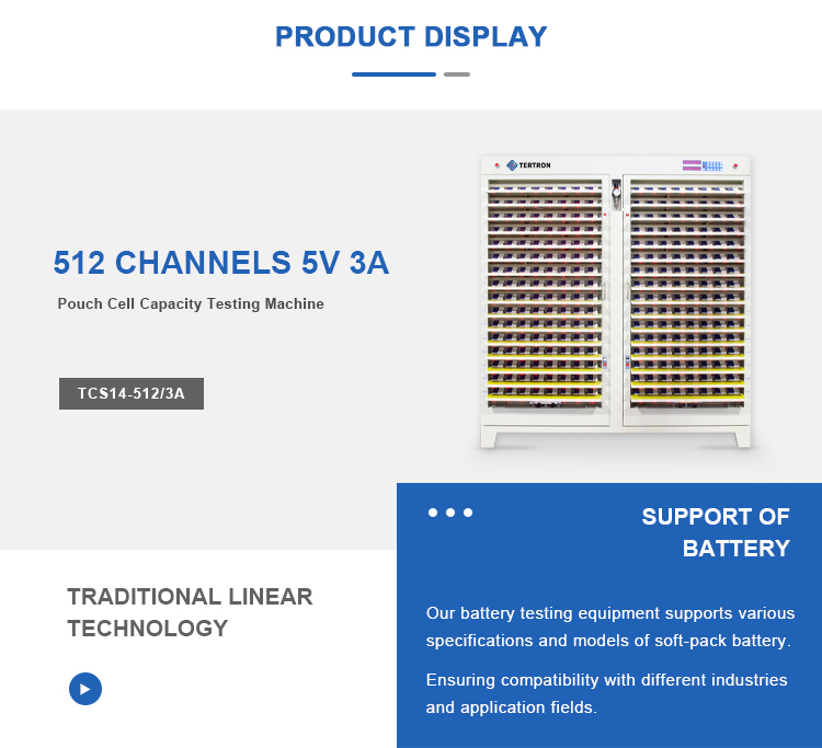detail of pouch battery testing machine