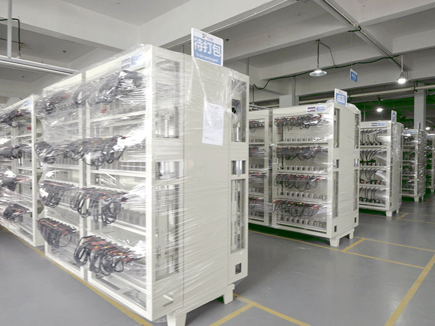 car automated battery production line workshop
