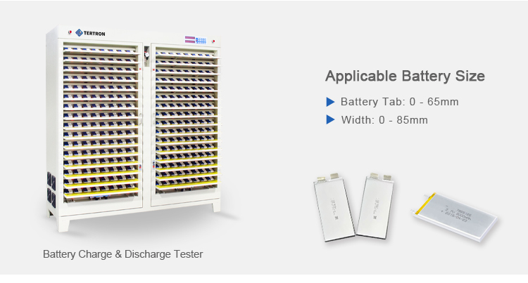 pouch battery testing machine - suitable for battery size